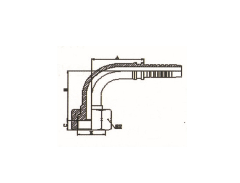 90°ORFS内螺纹平面 ISO 12151-1-SAE J516产品实拍图