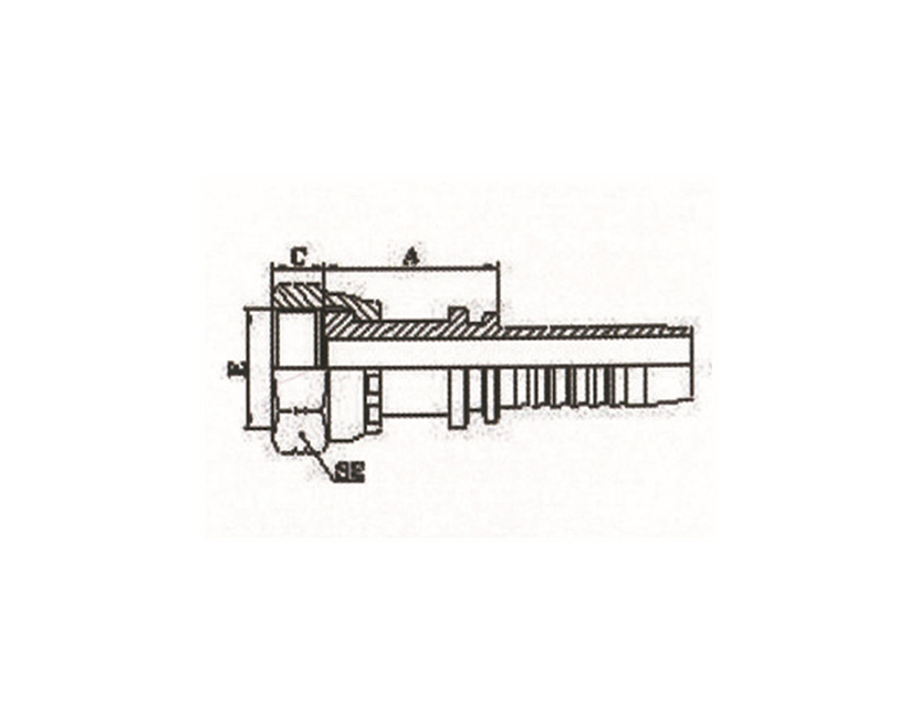 SAE ORFS FEMALE FLAT SEAT ISO 12151-1 - SAE J516 Product Image